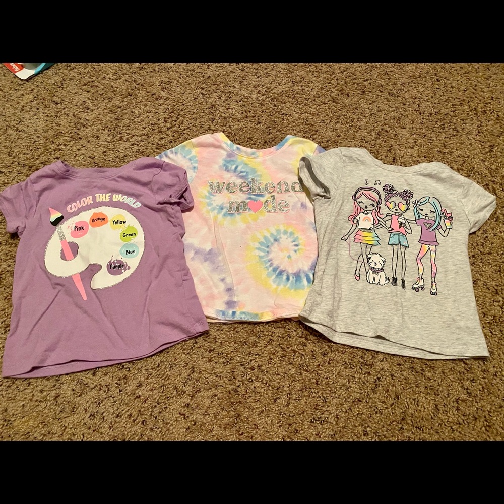 Toddler girl t shirt bundle